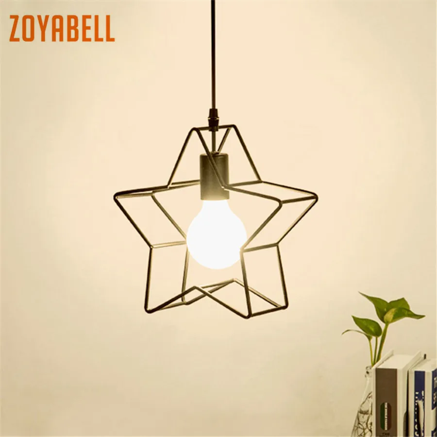 

zoyabell Vintage Pendant Light Lamp Modern Iron Dinning Restaurant Industrial Decor Retro Design Lamp Pendant Hanging Light