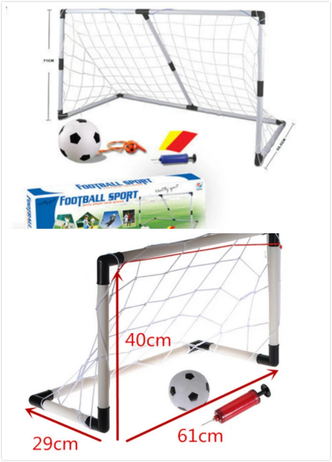 

Mini Football Door Soccer Door Goal Post Net Ball Pump Set Indoor Outdooor Training For Child Kid Toy