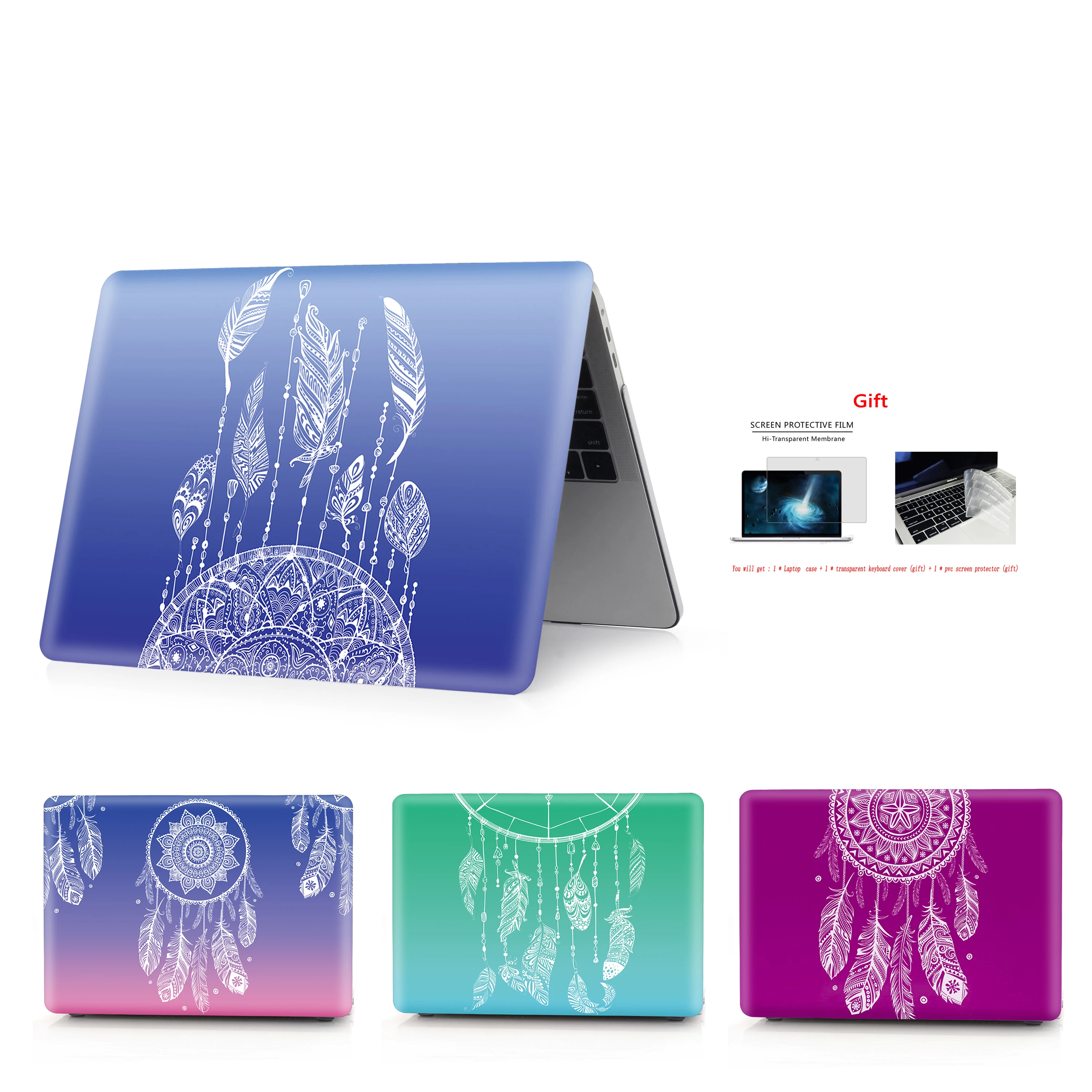 Crystal color Case For font b Apple b font font b Macbook b font Air Pro