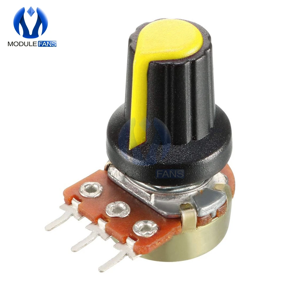 

5PCS AG2 A-2 Linear Taper Rotary Potentiometer WH148 With Knob Cap 1K 2K 3K 5K 10K 20K 30K 50K 100K 200K 300K 500K 1M Ohm