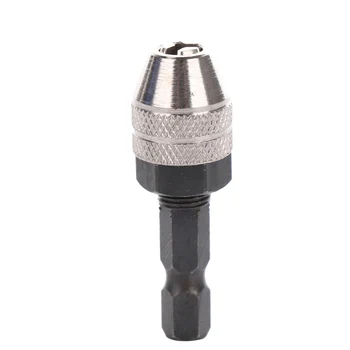 

0.5-3.5mm Keyless Drill Chuck Screwdriver Impact Driver Adaptor 1/4 '' Hex Shank Drill Bit Tool Quick Change Convertor Adapter