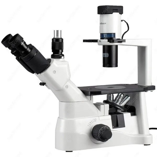 Phase Contrast Inverted Tissue Culture Microscope AmScope Supplies 40X