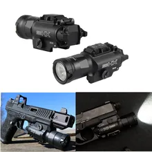 Оружейный фонарь XH35 1000 люмен высокий двойной выход фонарик Белый светодио дный светодиодный яркость стробоскоп Регулировка Weaponlight Охота 8-0018