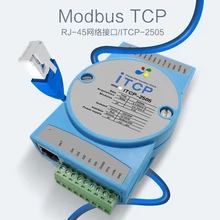 5 channel relay output / isolation digital input Ethernet module /modbustcp acquisition card ITCP-2505 8 way digital quantity switch quantity remote i o input module acquisition relay isolation output module
