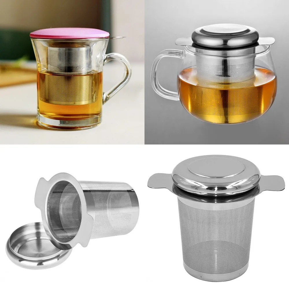 New Stainless Steel Filter Mesh Tea Infuser Metal Cup Strainer Tea Leaf Filter Sieve Teapot Tea Leaf Filter Mesh#20