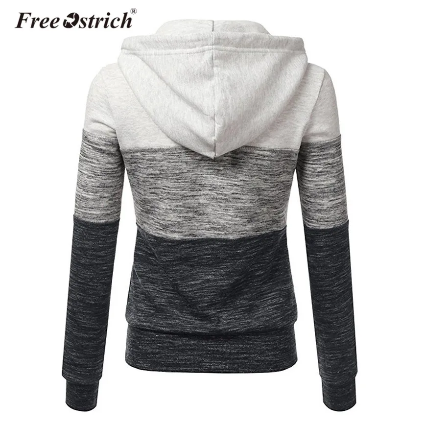 شحن النعامة الخريف سترة المرأة طويلة الأكمام خليط عارضة معطف مقنع ضئيلة جيوب زيبر معاطف الإناث N30