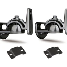 1 пара(2 шт.) GU8T цинковый сплав звук Динамик кронштейн Вертлюг наклона Easy настенное крепление стойки объемный Динамик подставка держатель нагрузки 10kgs