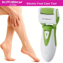Green smooth strong electric pedicure tool Foot Care Cleansing Exfoliating Foot Care Tool +1ps For scholls function roller heads