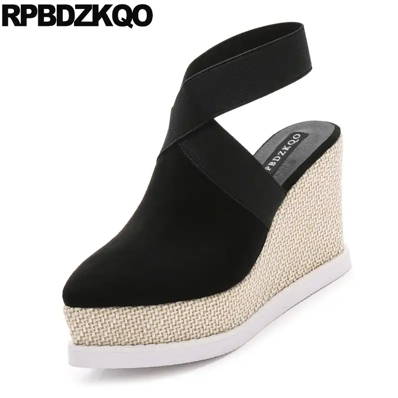 platform sandals slip on