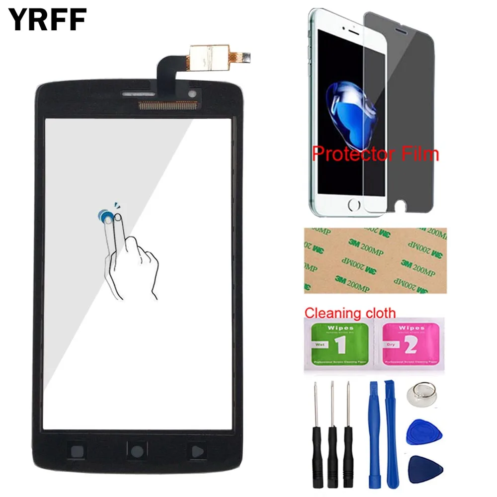 Сенсорная панель YRFF для мобильного телефона Fly Cirrus 3 FS506 сенсорный экран емкостный