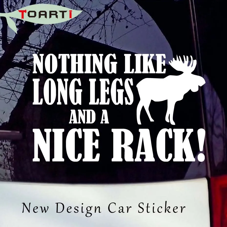 Nothing Like Long Legs Nice Rack Decal Car Stickers Reflective Vinyl