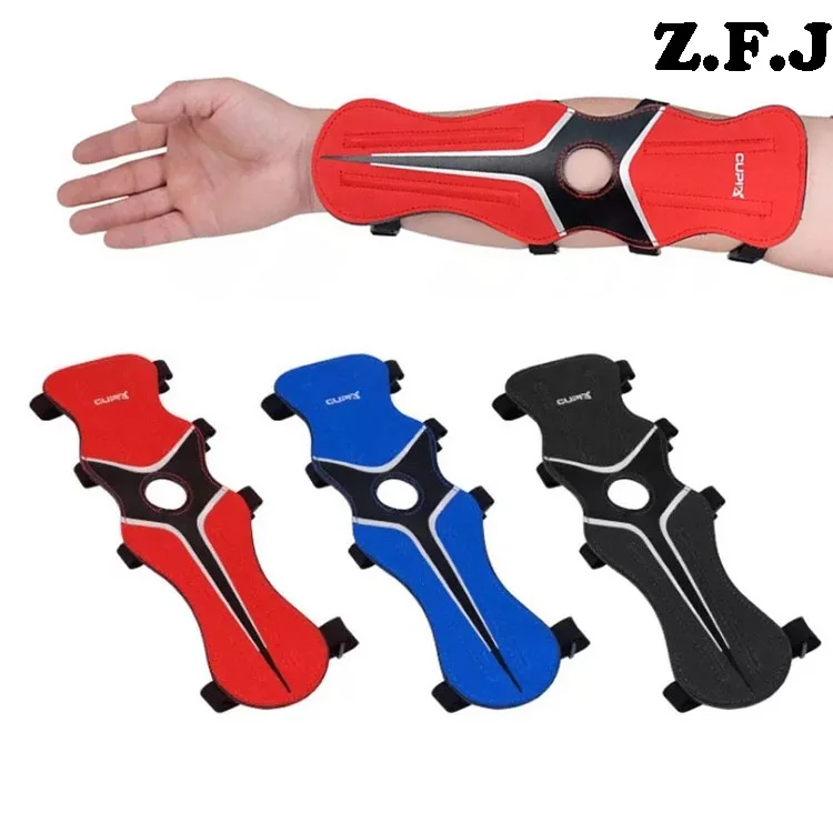 3 colors Nylon Adjustable Archery Bow Arm Guard Protection For Hunting