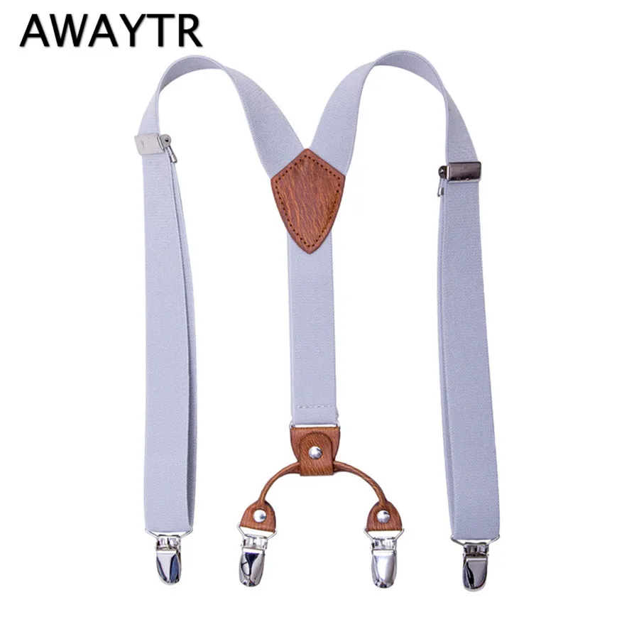 Buy Fashion Braces AWAYTR Plastic on Clips Suspenders