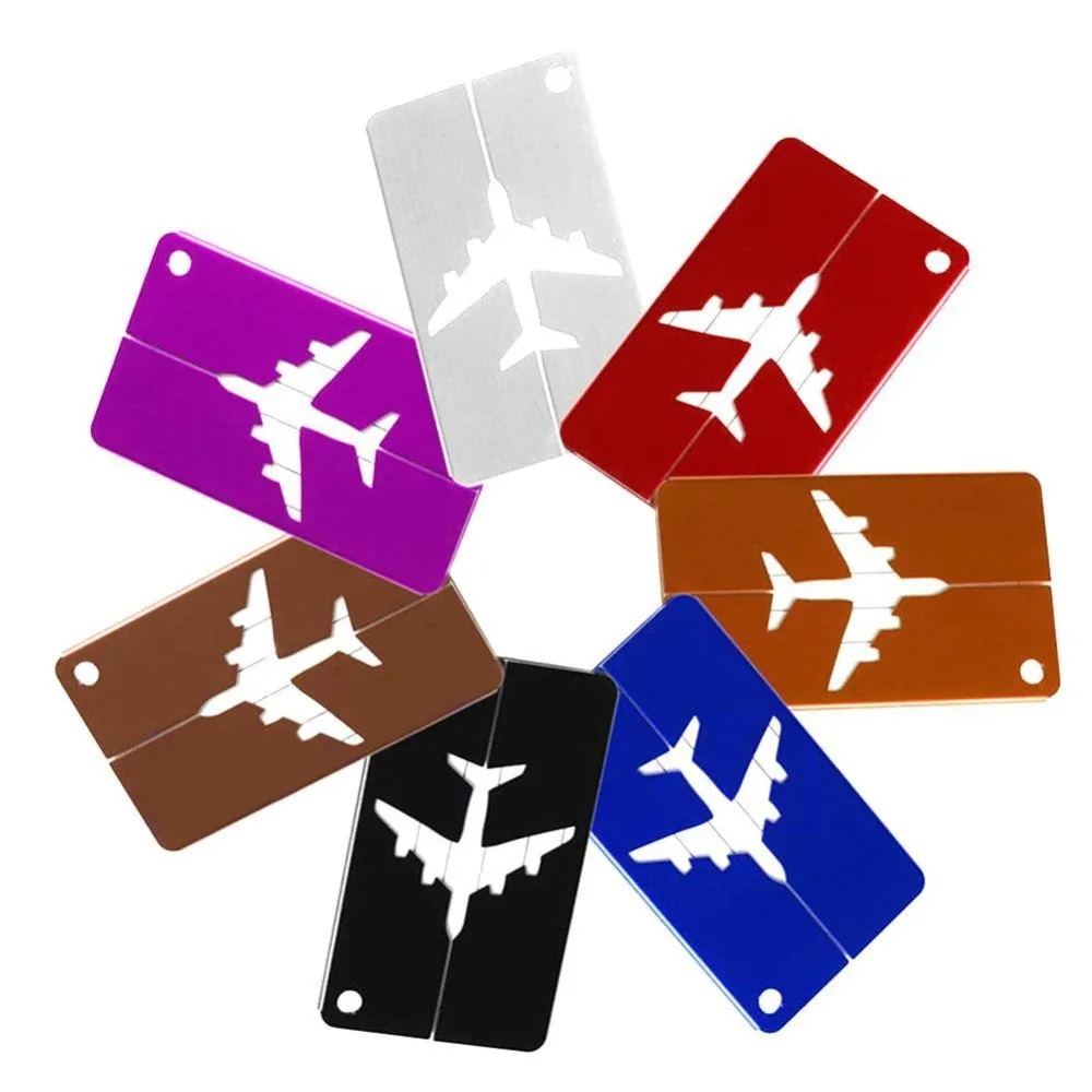 Travel Portable Aluminium Alloy Luggage Tags Baggage Name Tags Suitcase Address Label Holder Travel Accessories Travel Portable Aluminium Alloy Luggage Tags Baggage Name Tags Suitcase Address Label Holder Travel Accessories