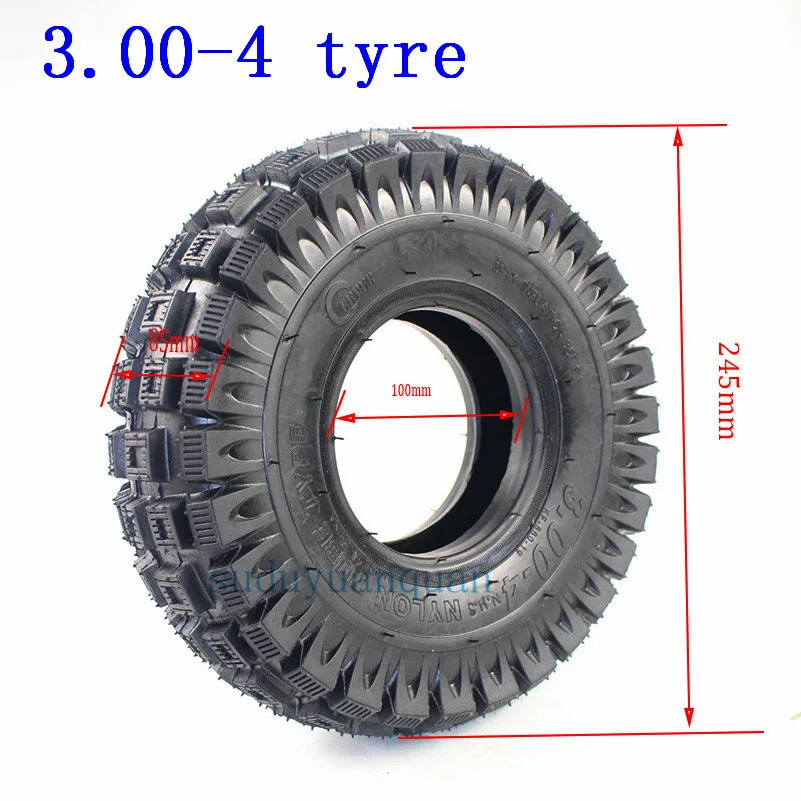 Pneus de roda 3.00-4 (10 