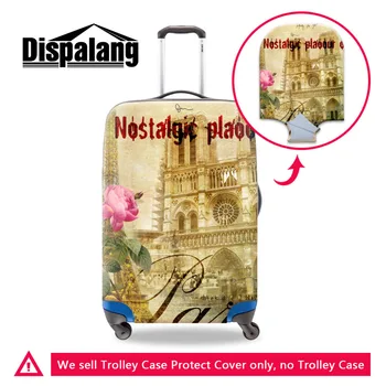 

Vintage Luggage Protective Cover For 18-30Inch Trolley Case Elastic Stretch Waterproof Suitcase Protect Cover Travel Accessories