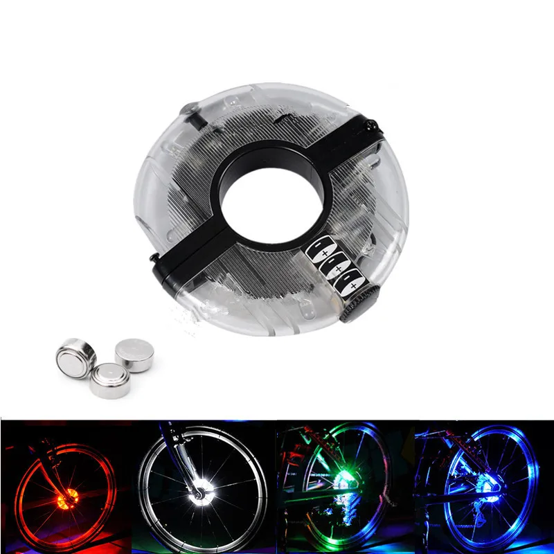 Leadbike Waterproof Bicycle Hubs Light Colorful Warning Wheel Spokes