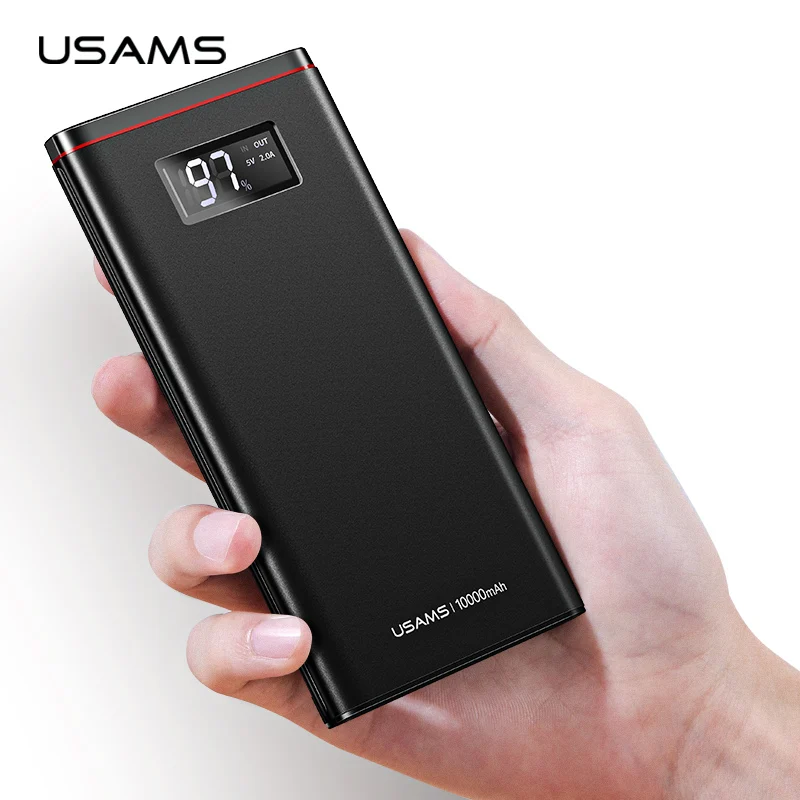 Quick Charger Power Bank PD QC 3.0 18W Digital LED Display 10000mah powerbank USAMS 9V/2A 5V/3A External Battery USB C Poverbank
Quick Charger Power Bank PD QC 3.0 18W Digital LED Display 10000mah powerbank USAMS 9V/2A 5V/3A External Battery USB C Poverbank