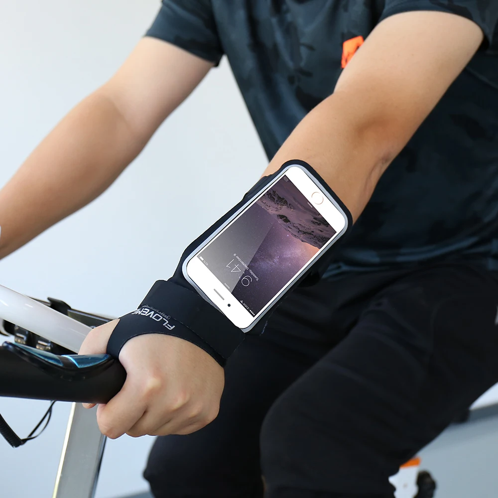 FLOVEME رياضة الجري رياضة الدراجات شارة لسامسونج غالاكسي S8 S8 زائد S6 حافة S7 حافة الرياضة الذراع الفرقة 5.5 بوصة حقيبة ل غالاكسي