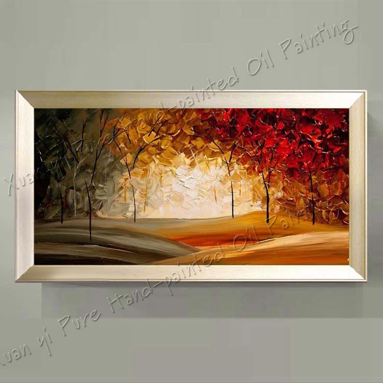 

100% Hand Paint Palette Knife Textured Oil Painting On Canvas Wall Art Canvas High Quality Home Decoration