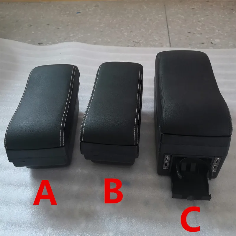 For kia picanto Armrest box central Store content box with cup holder ashtray with USB interface