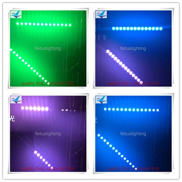 12 шт./лот светодиодный свет бар 14x30 Вт Алюминиевый мойщик стен DMX линейный Декор прожектор RGB 3in1 СВЕТОДИОДНЫЙ открытый мыть