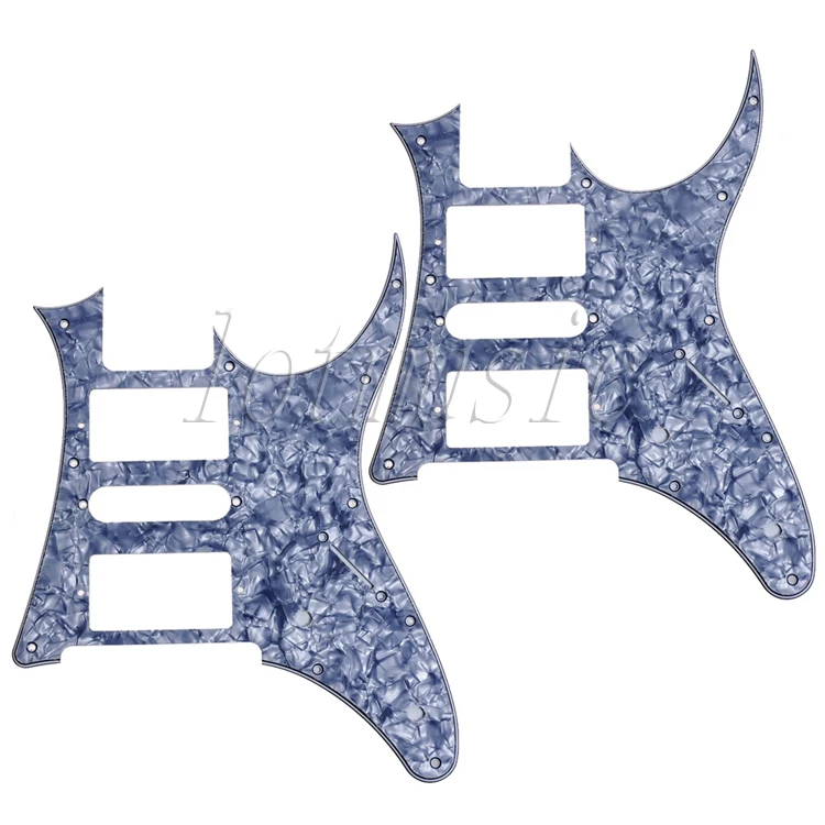 2pcs gray pearl HSH Guitar Pickguard For Ibanez RG250