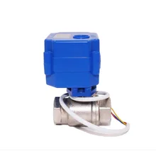 3/" электрический шаровой кран, DC 12 В клапана(CR 04), DN20 электрический клапан 2 провода с обычным закрытого типа