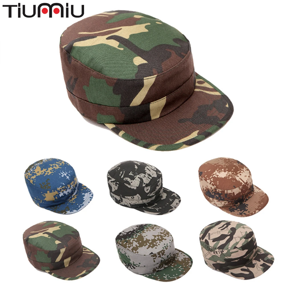 

Man Outdoors Camouflage Hats Labor Insurance Work Dustproof Peaked Cap Student Military Training Militar Ww2 Softair