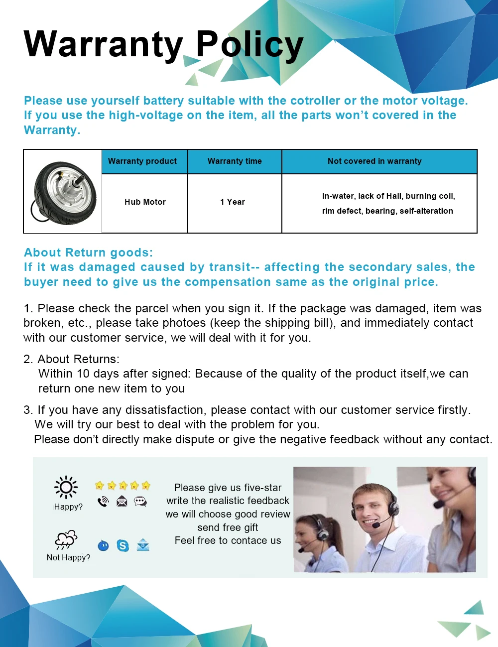 Flash Deal Hub Motor 8