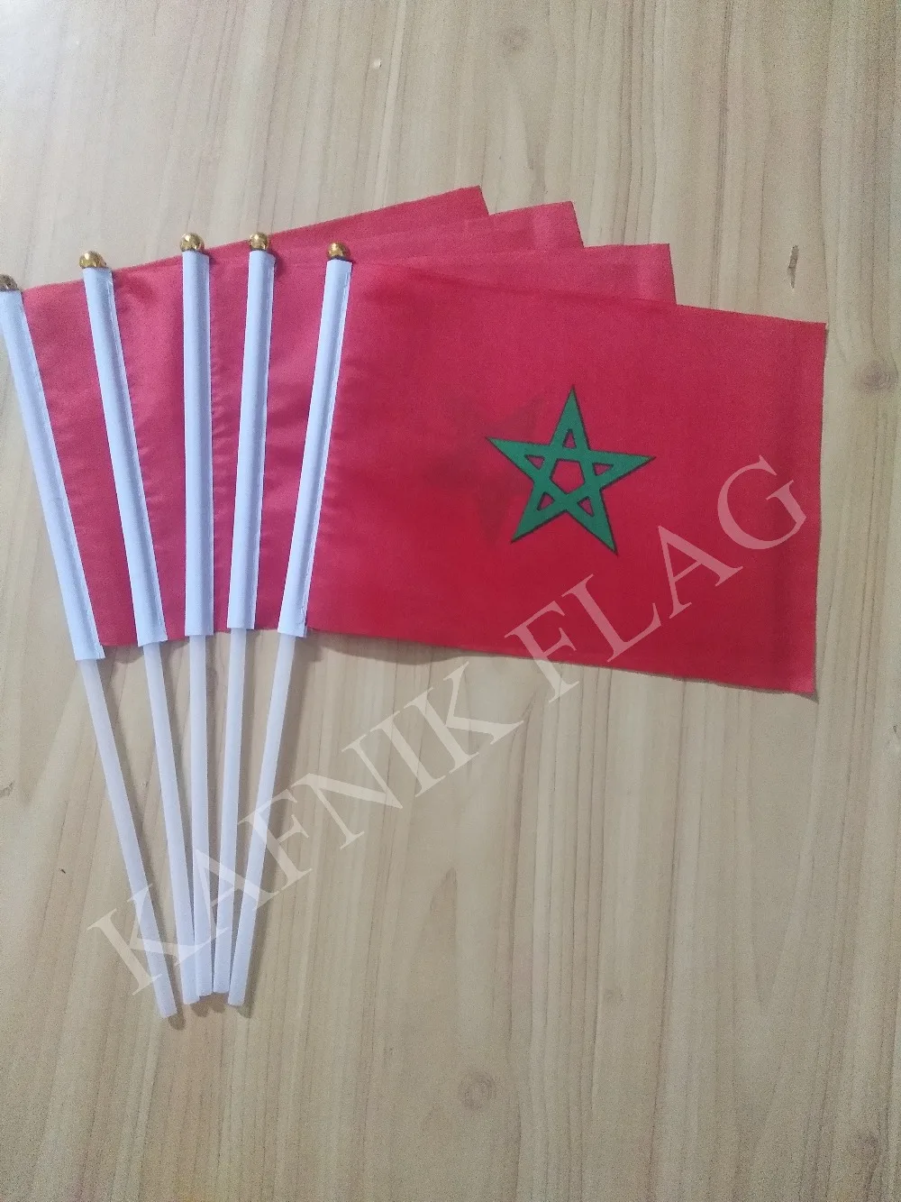 

KAFNIK,5pcs Morocco hand flag-waver hand flag 14 * 21CM free shipping