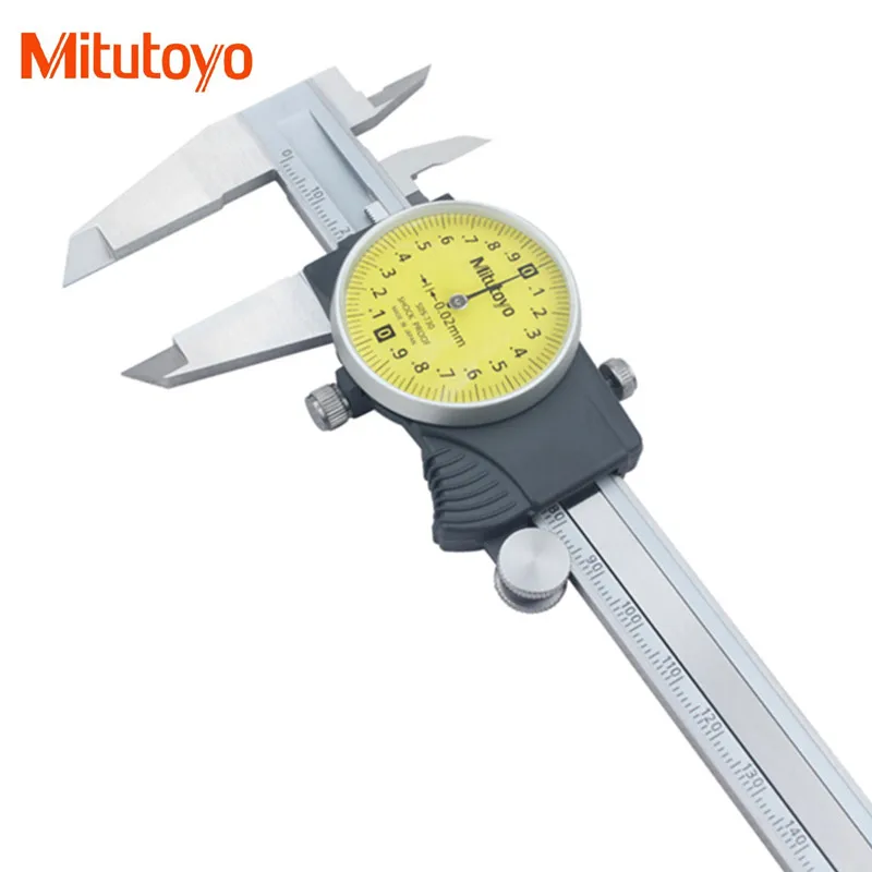 Orginal Mitutoyo 505-730 Dial Caliper 0-150mm 0.02mm Shock-proof Vernier  Calipers Micrometer Measuring Tools New - Calipers - AliExpress