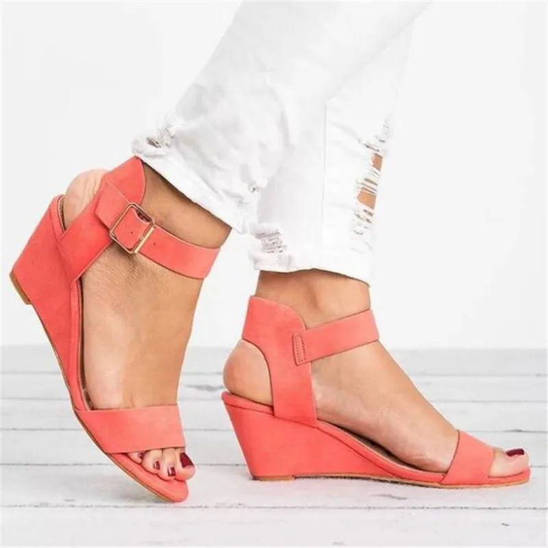 

DIWEINI Ladies Shoes Woman Chaussure Gladiator Women Wedge Summer Sandals Pumps Cross-tied High Heels Platform Zapatos Mujer
