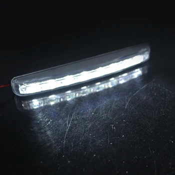 

kebedemm 2pcs Waterproof 12V Car Light Daytime Driving Running Light Front Fog DRL Head Lamp Fog Lamps
