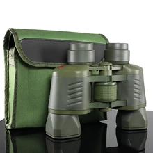 Профессиональный Военный бинокль 7X35, мощный армейский зеленый телескоп, HD оптический стеклянный бинокль для походов, кемпинга, дневного видения