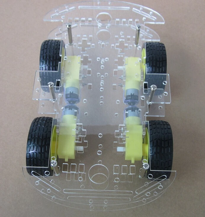 4WD умный робот шасси автомобиля наборы с датчиком скорости