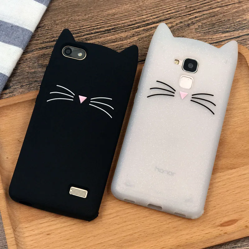 

RHOADA Silicon Soft Rubber Phone Case For Huawei Honor 7 Lite 8 Pro V8 V9 4A 4C 5C 5X 6X 7X Honor 9i 6C 2017 Back Cover Couqe