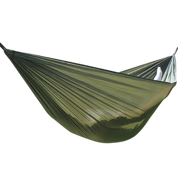 

Hammock Portable Parachute Nylon Fabric Travel Ultralight Camping Double Wide Outdoor Travel Suspension