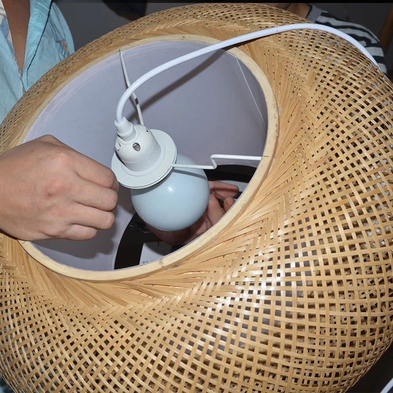 Китайская люстра в японском стиле гостиная спальня ресторан бамбуковые фонари