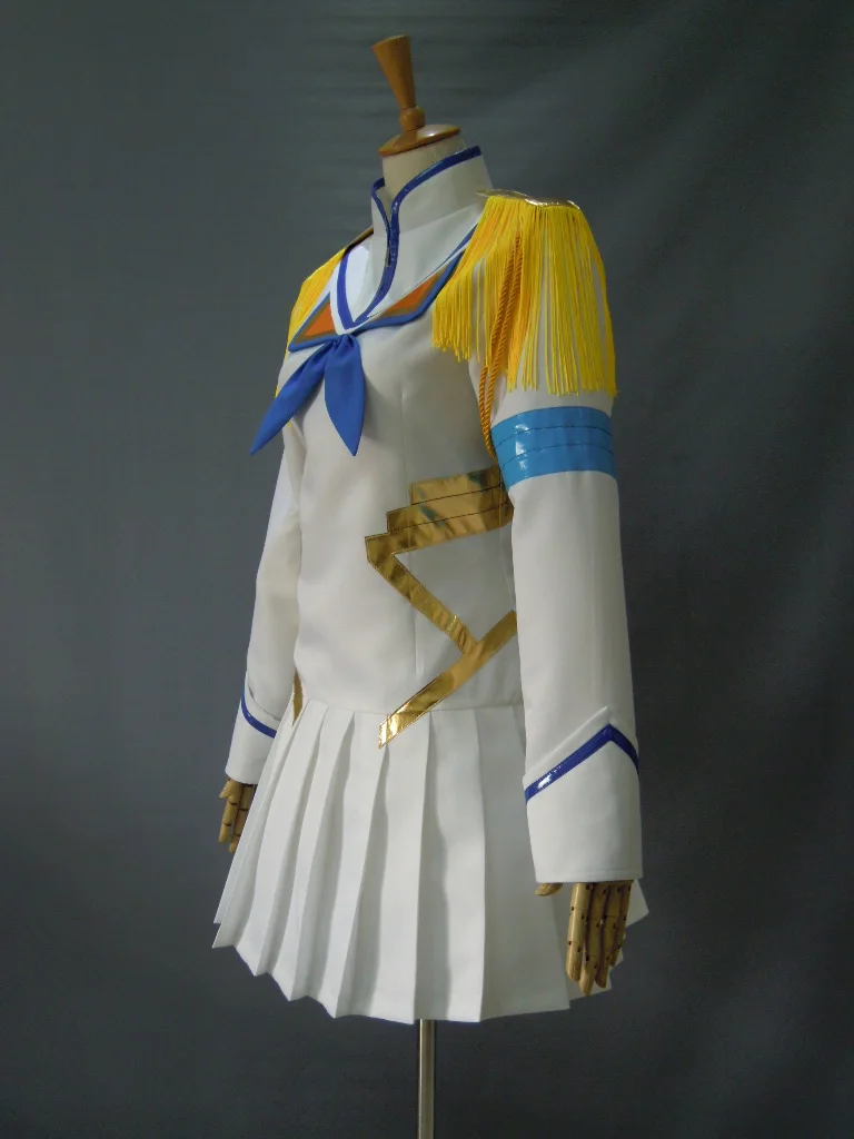 Косплей Амин Kill la косплей Satsuki Kiryuin белый женский костюм для косплея Kill| |