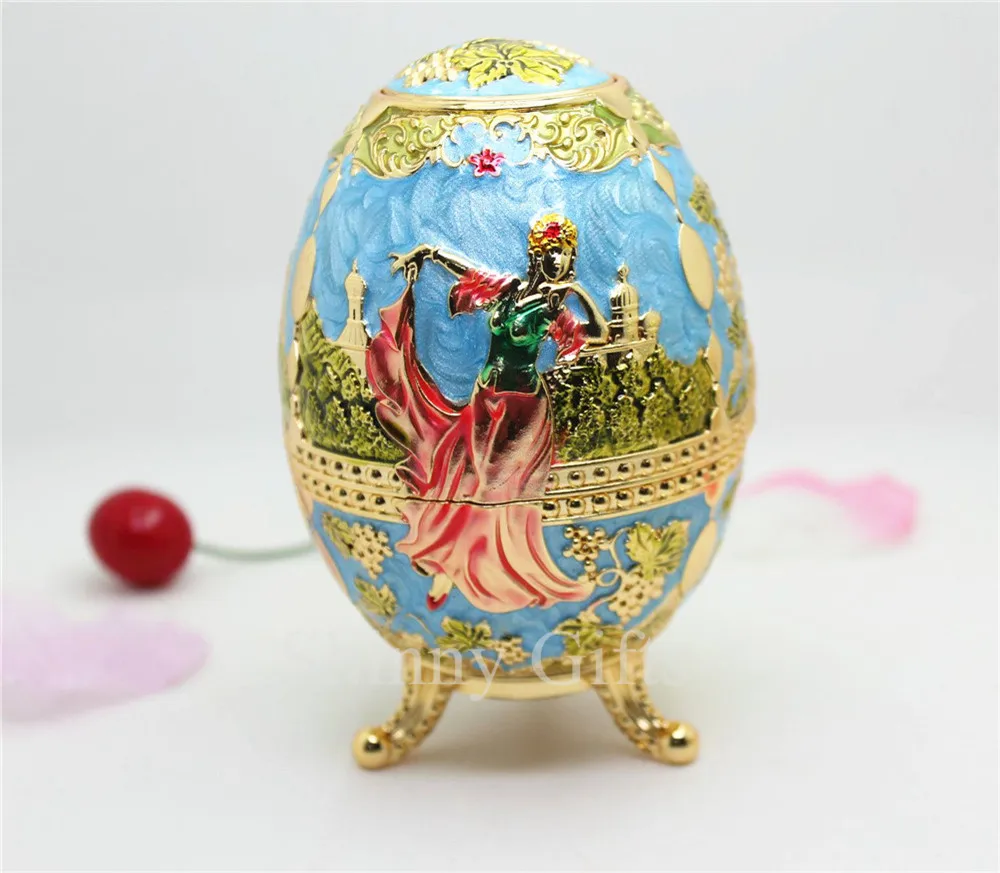 

Shinny Gifts Metal Enamel Fashion Dancing Lady Design Toothpick Holder Art Metal Craft Home Decoration