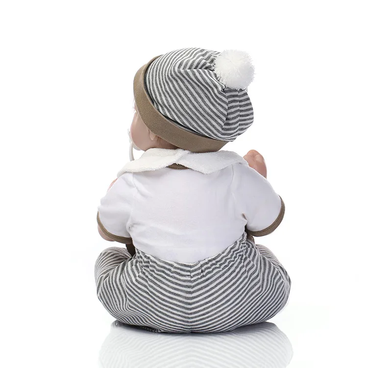 50 см силикона Reborn Baby Doll Игрушечные лошадки моделирование newbabies мальчик возрождается играть дома Дети Кукла Рождество дня рождения подарок