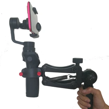 

BOB-M Z axis Spring dual handle grip gimbal hold Arm for ZHIYUN smooth4 DJI osmo2 MOZA mini-mi OSMO stabilizer gimbal handheld