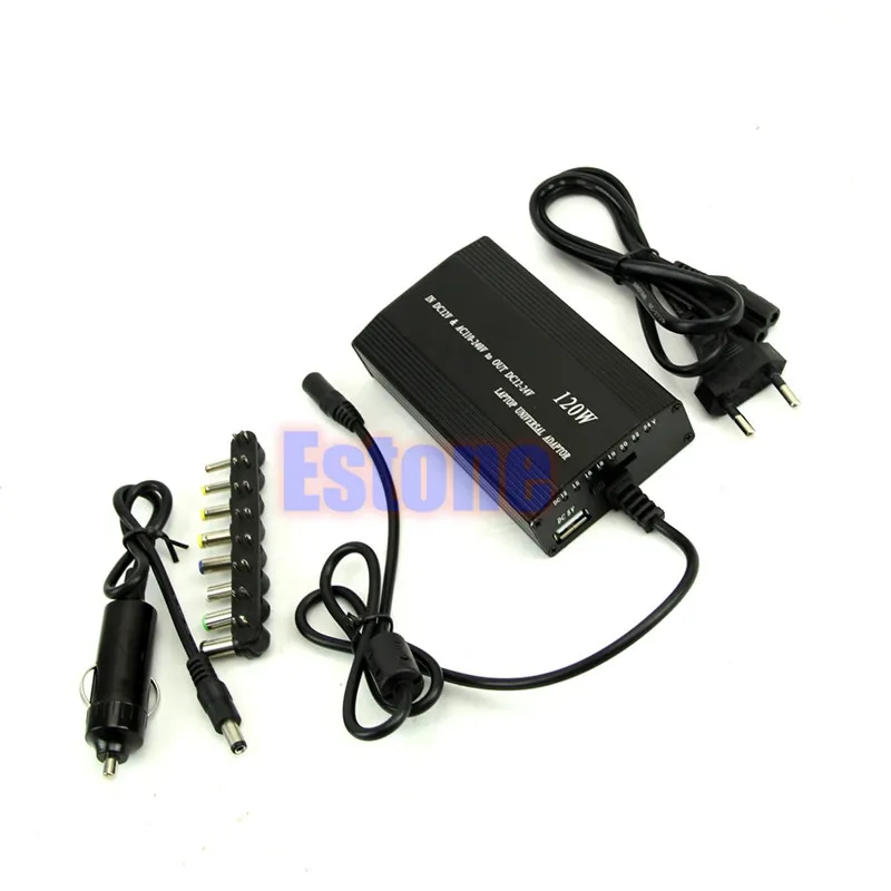 

120W Universal AC Power Adapter Charger With 8 Pieces Tip Switching Power Supply Charger Cord for Laptop Notebook