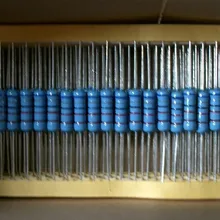 9.1R 10R 12R 15R 18R 20R 22R 24R 27R 30R 33R 36R 39R 43R 47R 51R 56R 62R 68R 75R 82R 91R 100R 1% 0,25 W металлический пленочный резистор 1/4 W