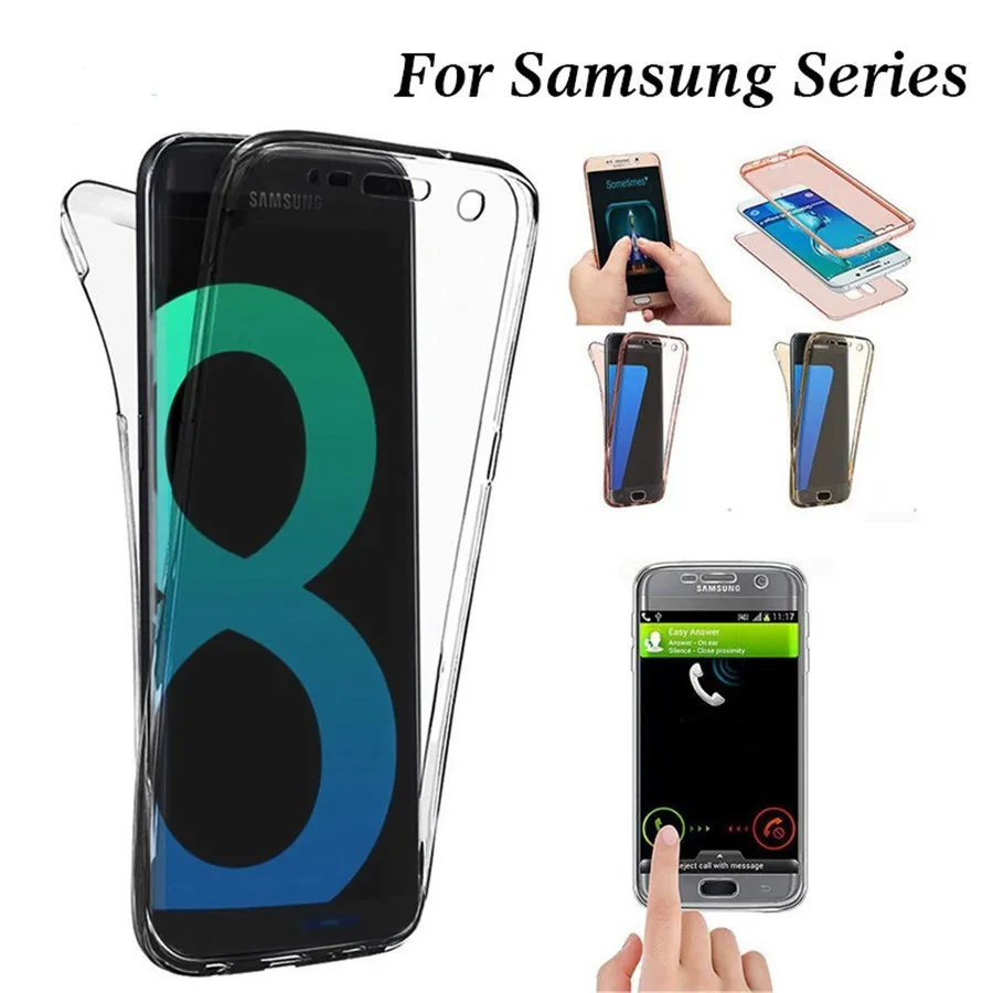Чехол для Samsung Galaxy A6 A8 Plus 2018 чехол S8 S9 S6 S7 Edge A3 A5 A7 J3 J5 J7 2017 защитные чехлы из ТПУ