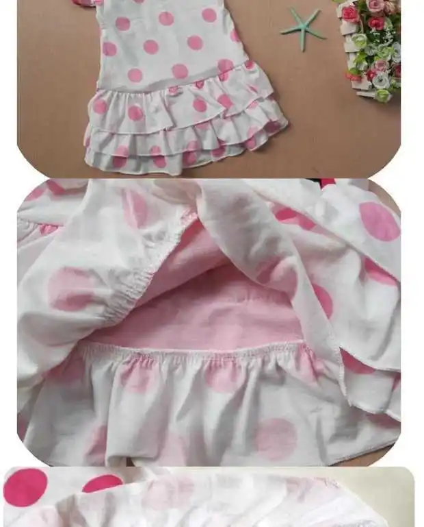 Детская одежда Принцессы Диснея, хлопковое платье с рисунком Микки Мауса для девочек, модное многослойное летнее платье с Минни Маус