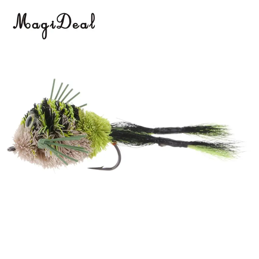 Fly Fishing Flies Artificial Insects Floating Flies Fly Fishing Lure Hook for Bass Salmon Trout