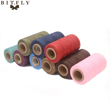 

1mm 260m Roll Waxed Cord For Bracelet And Necklace Making Wax Thread String Sewing Craft Tool Hand Stitching For DIY Leather