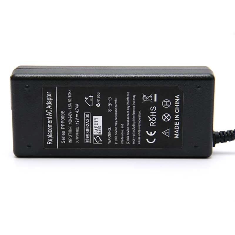 19V 4.74A AC Power Supply Notebook Adapter Charger For ASUS Laptop A46C X43B A8J K52 U1 U3 S5 W3 W7 Z3 For Toshiba/HP Notbook